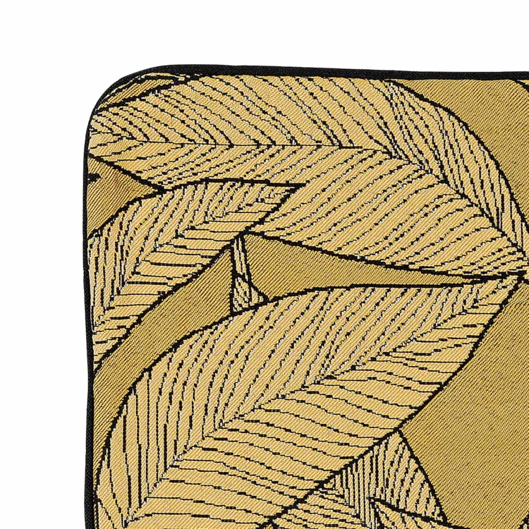 Housse de coussin esprit feuillages
