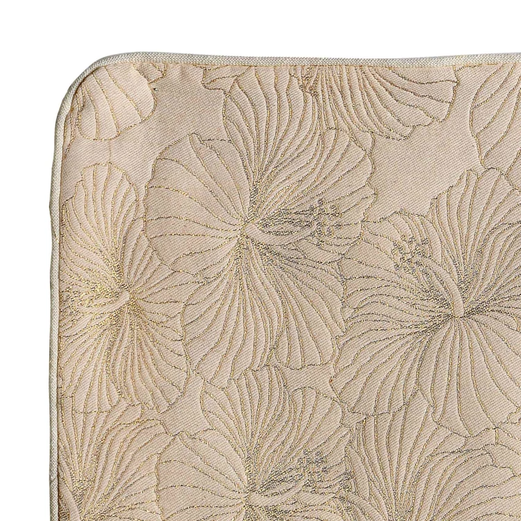Housse de coussin aux fleurs d'hibiscus