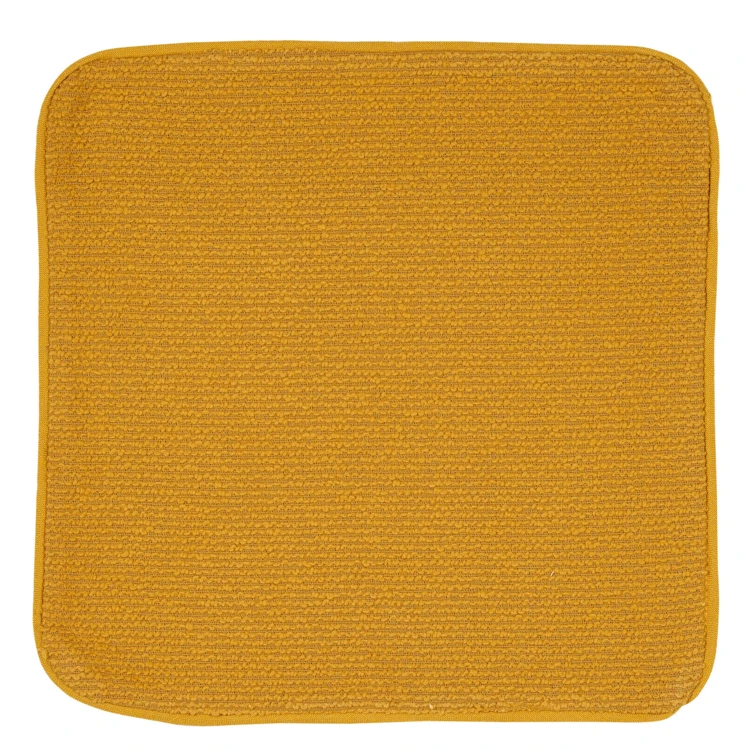 Housse de coussin passepoilée