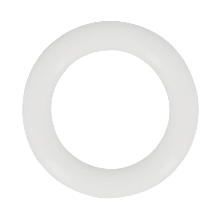10 Kunststoffringe schwarz matt 56 mm - D28