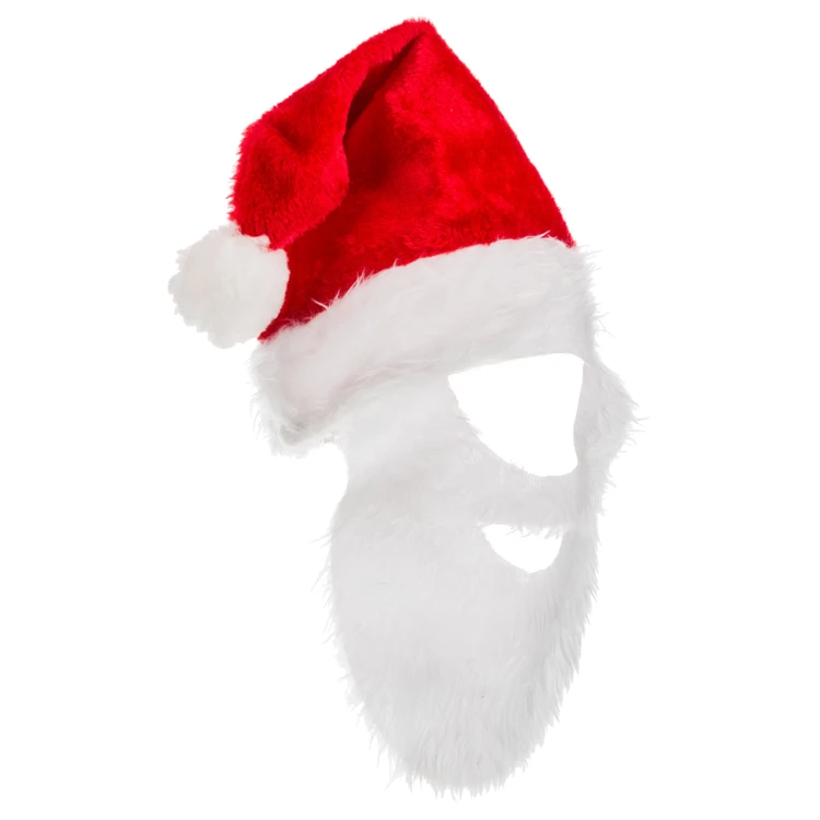 Kerstmuts en nepbaard