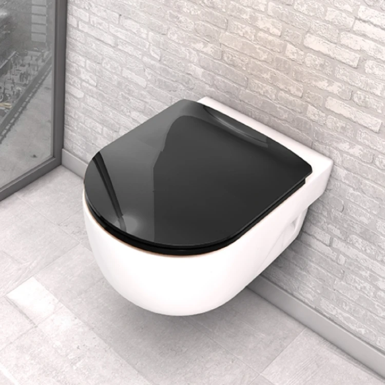 Abattant wood slim déclipsable uni