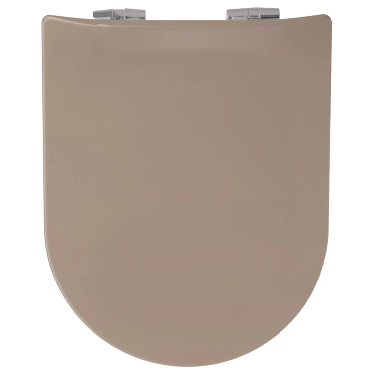 Abattant uni wood slim double avec descente assistée