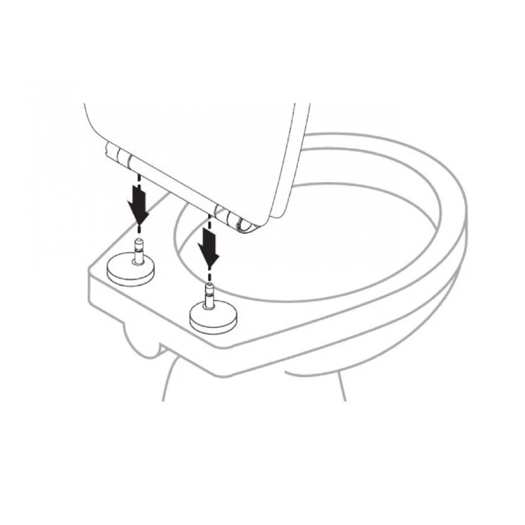 Abattant easy clip au look bois clair