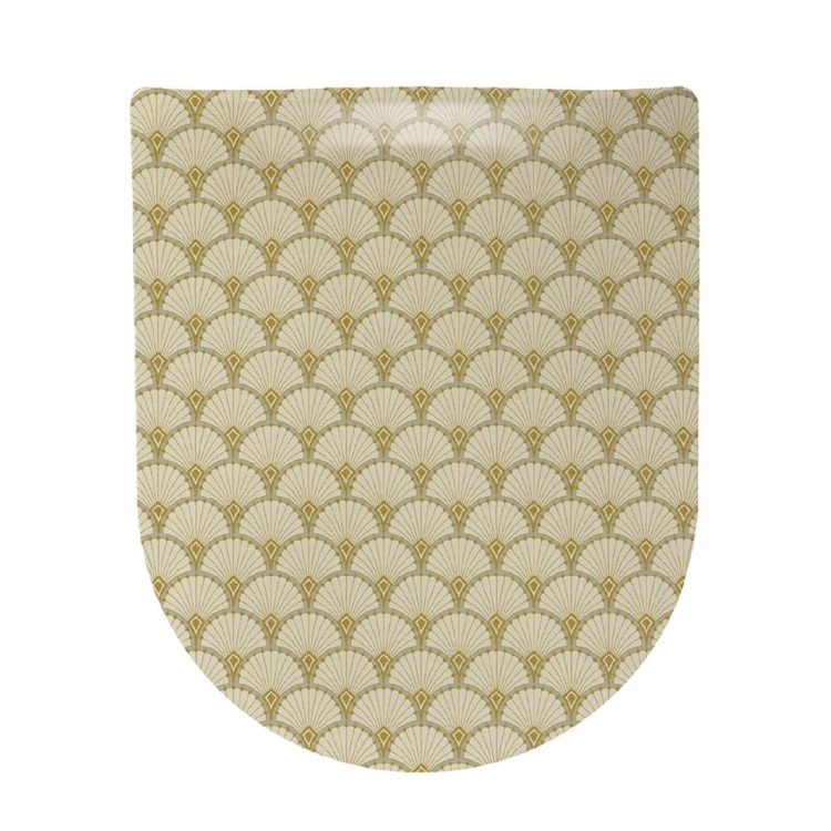Abattant wood slim déclipsable art deco