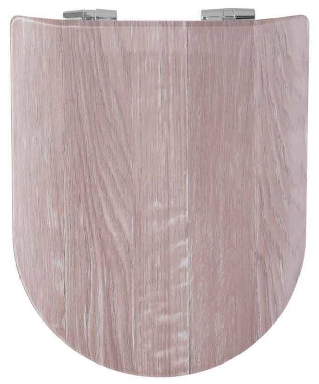 Abattant wood slim déclipsable au bois veineux