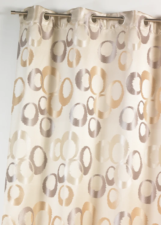 Cortina opaca de jacquard gráfico