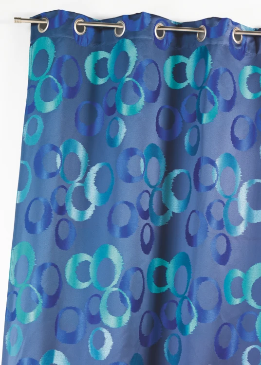 Cortina opaca de jacquard gráfico