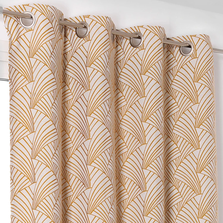 Cortina para estofos com estampado art déco
