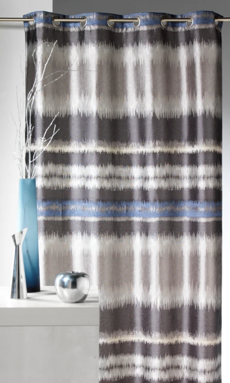 Rideau  jacquard style IKAT