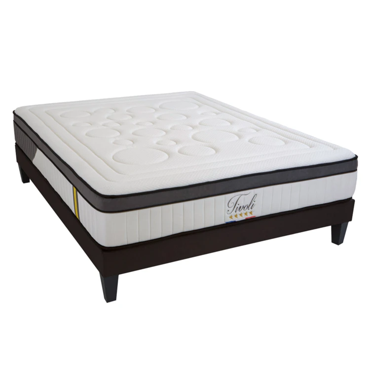 Conjunto de colchão e base com conforto firme