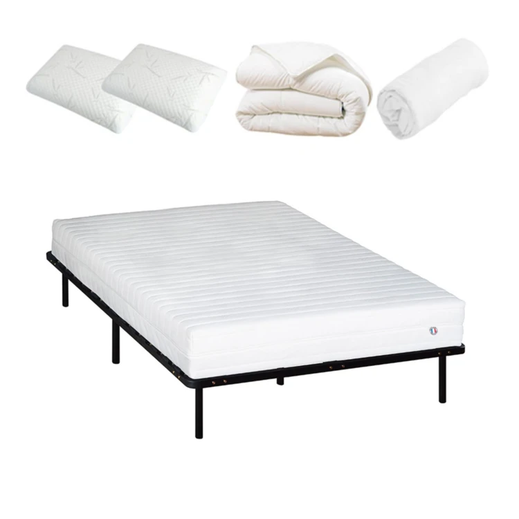 Pack prêt à dormir EGIO - sommier métal