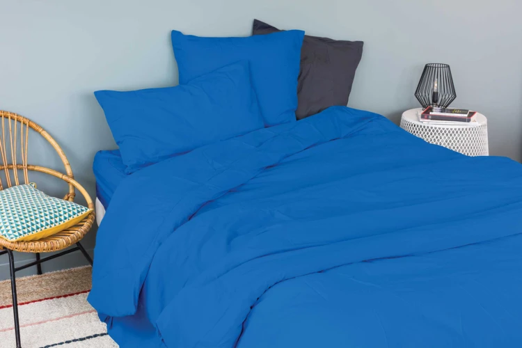 Drap housse en coton Lavé Oekotex
