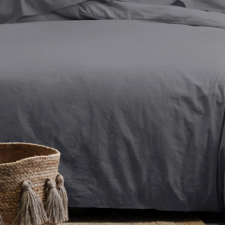 Drap housse uni en coton bio