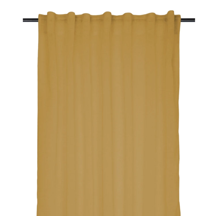 Plain sheer with concealed loops