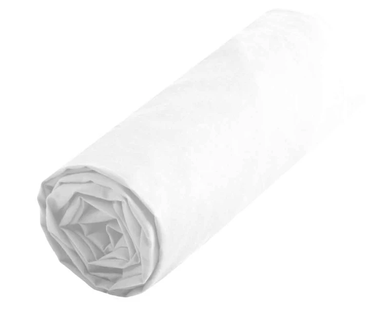 Drap housse uni en coton