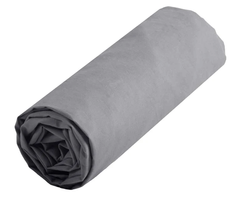 Drap housse uni en coton