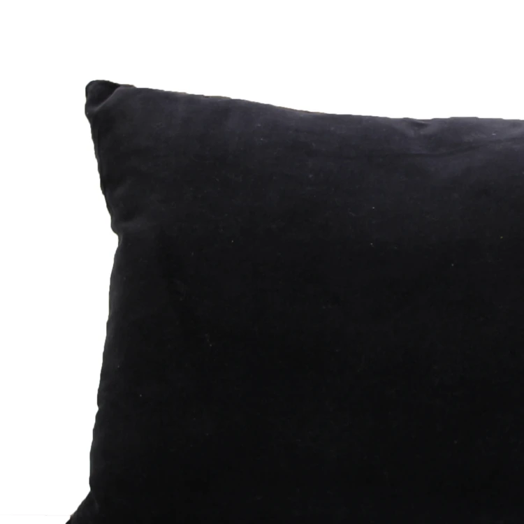 Coussin en velours réversible