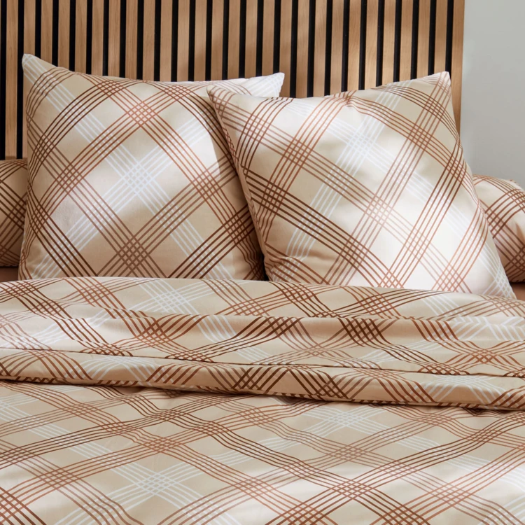 Parure de couette en flanelle au look graphique