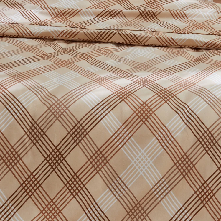 Parure de couette en flanelle au look graphique