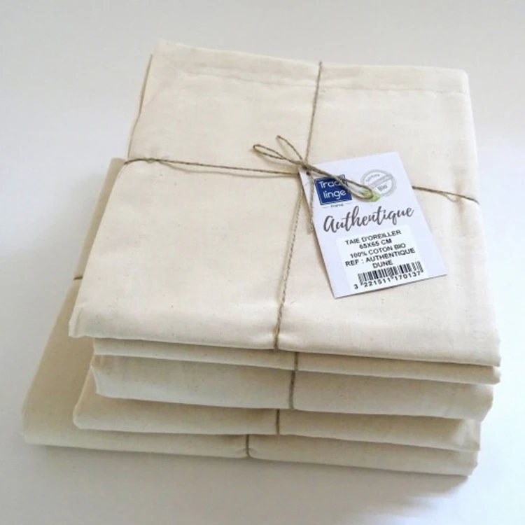 Flachbettlaken aus 100% Bio-Baumwolle