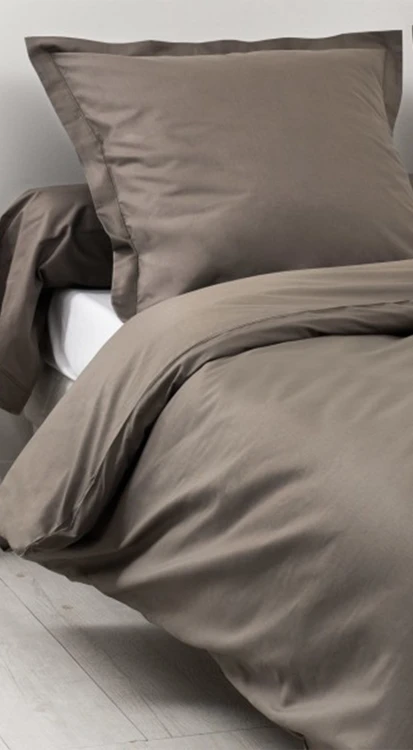 Housse de Couette Unie en 100 % Coton