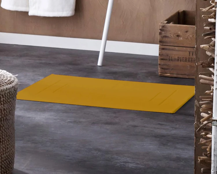Tapis de Bain Uni et Coloré