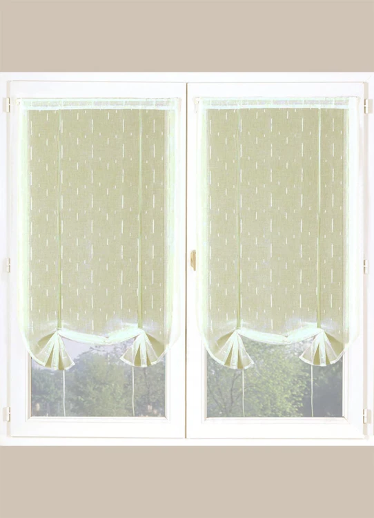 Paire de Stores Relevables en Etamine
