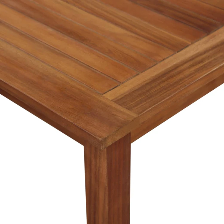 Table de jardin en bois d'acacia