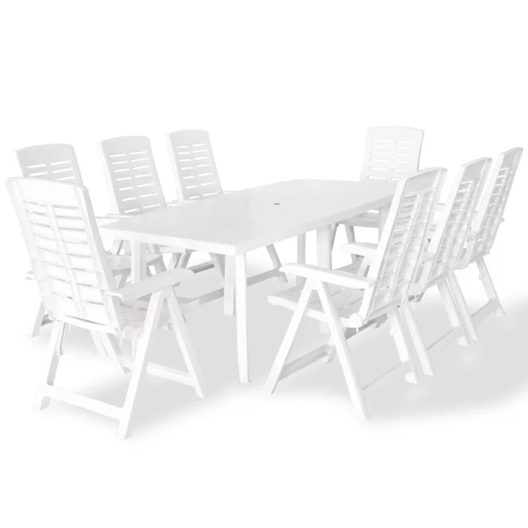 Gartenmöbel-Set aus Kunststoff