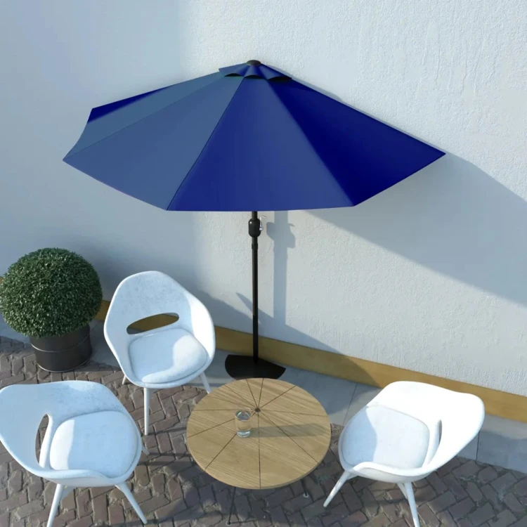 Parasol de balcon mât en aluminium