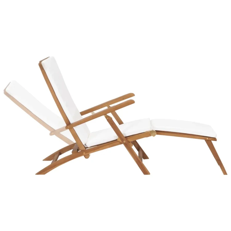 Chaise longue avec coussin