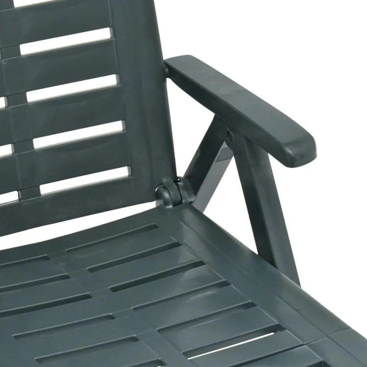 Chaise longue pliable unie
