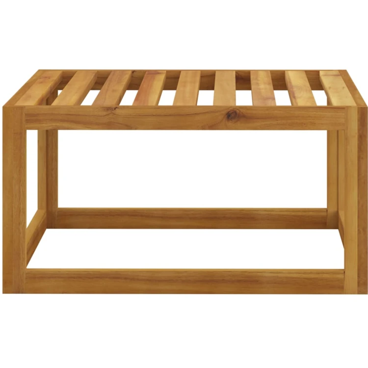 Salon de jardin 8 pcs en acacia avec coussin