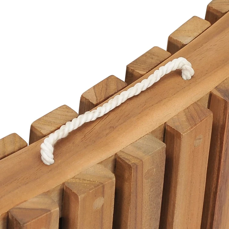 Ensemble transats et table en teck
