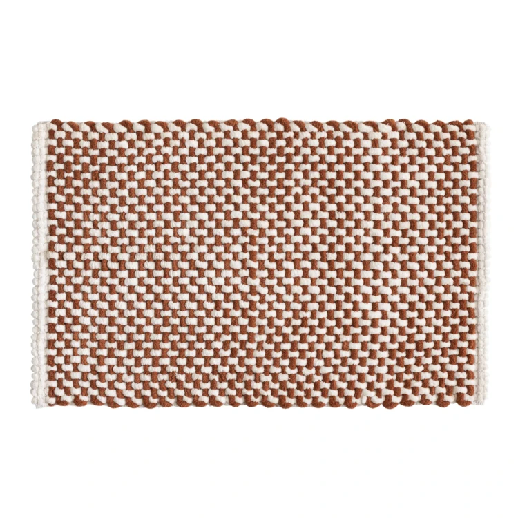 Ultra-absorbierender Chenille-Baumwollpoly-Badeteppich