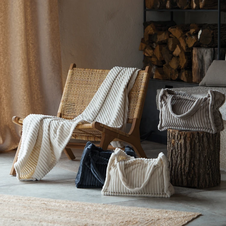 Conjunto de saco com nervuras macias