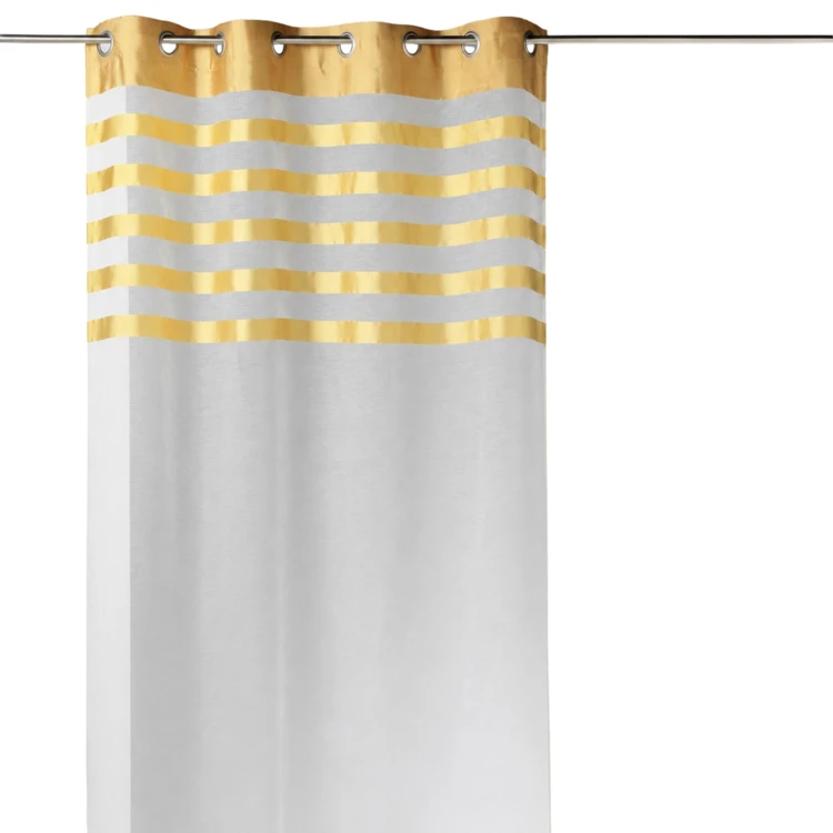 Fio transparente com face em risca de cetim
