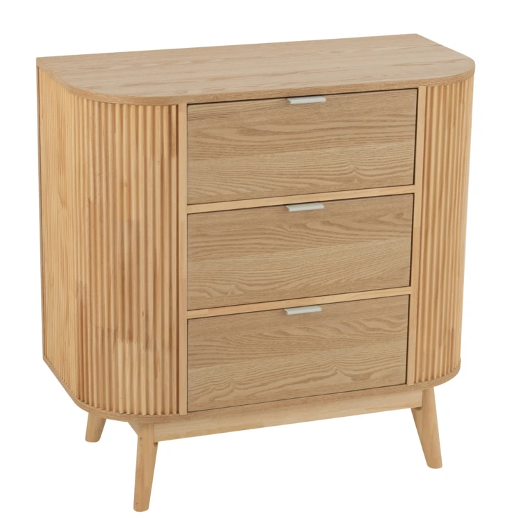 Commode en bois 3 tiroirs