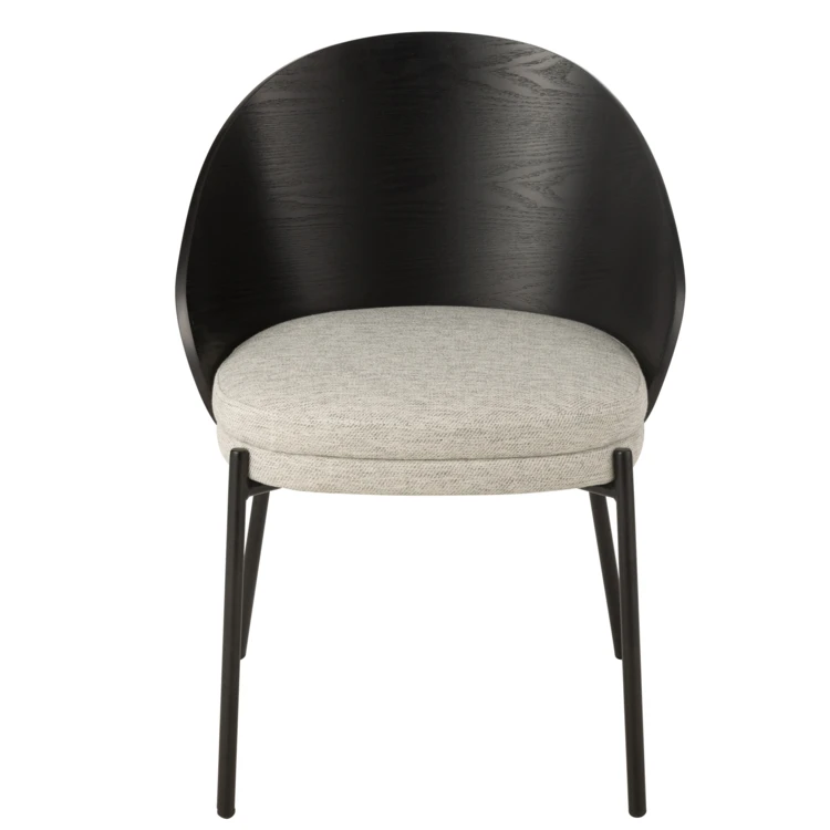 Chaise design bois et métal