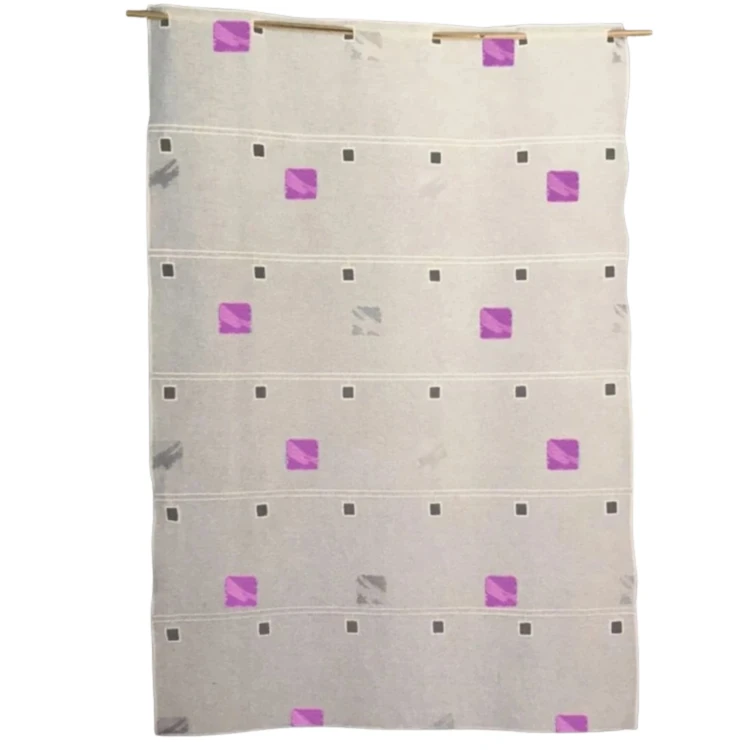 Modulable brodé motif de carrés colorés
