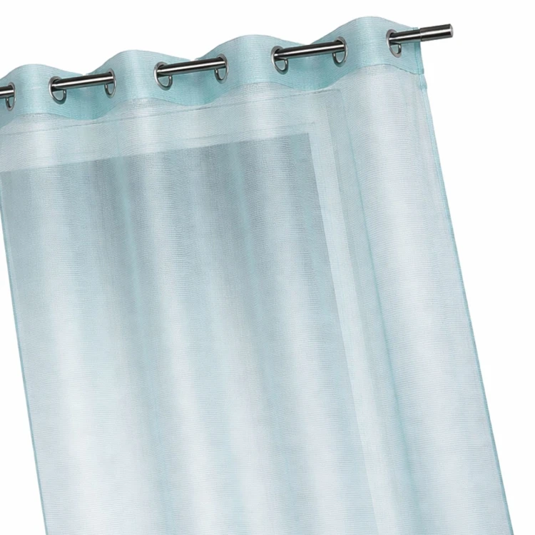 Organza voile met fijne horizontale strepen