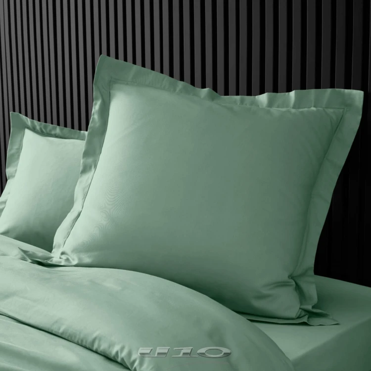 Taie d'oreiller volant plat 100% percale de coton ORIGINE
