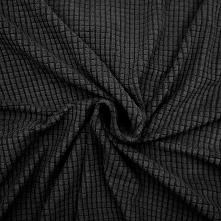 Funda de silla elástica gofrada para asiento de 40 a 50 cm