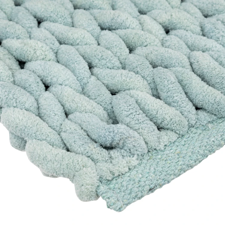 Tapis de bain tressé épais