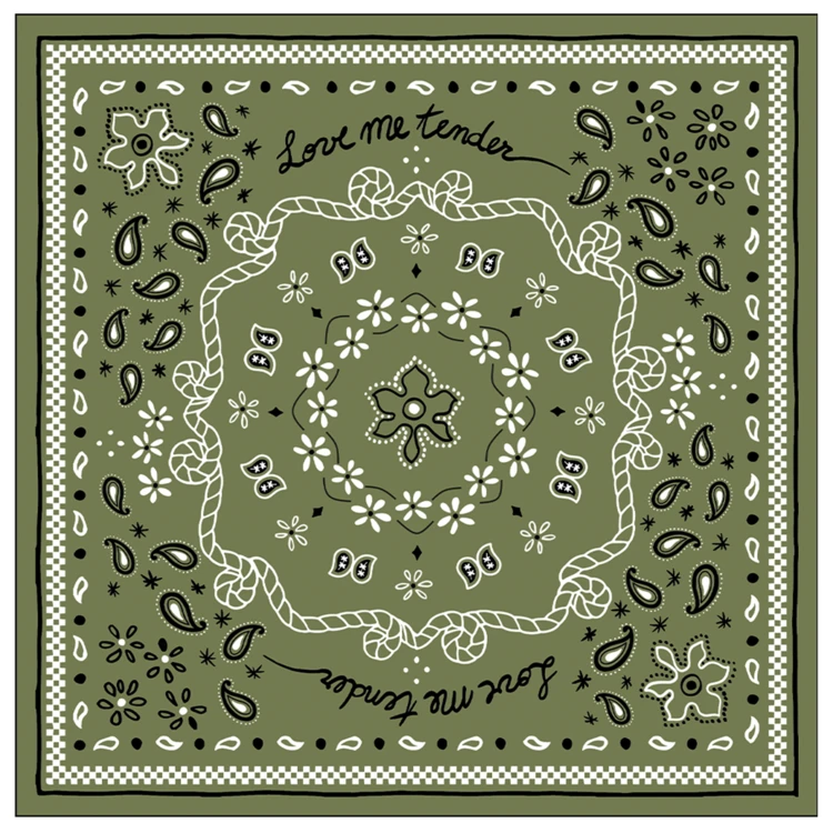 Lot de 20 serviettes papier bandana