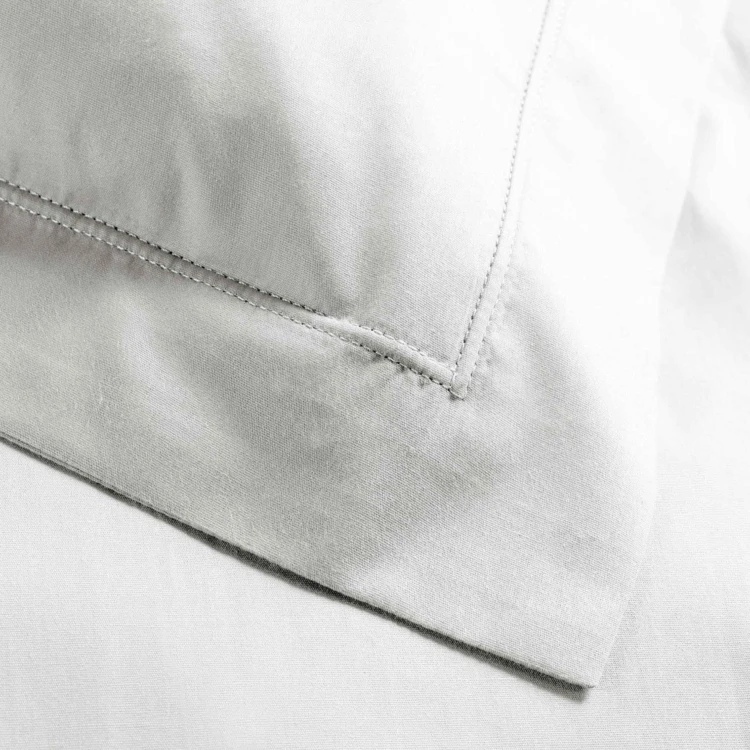 Taie d'oreiller volant plat 100% percale de coton ORIGINE