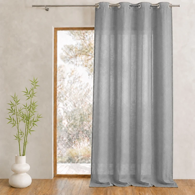 Visillos de organza lisos listos para instalar