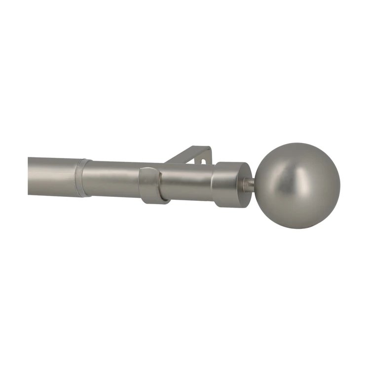 Kit tringle extensible en métal avec embout D19/16 mm