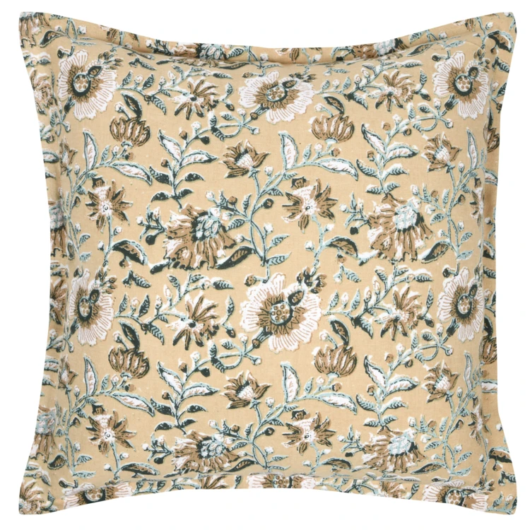 Coussin décoratif végétal graphique